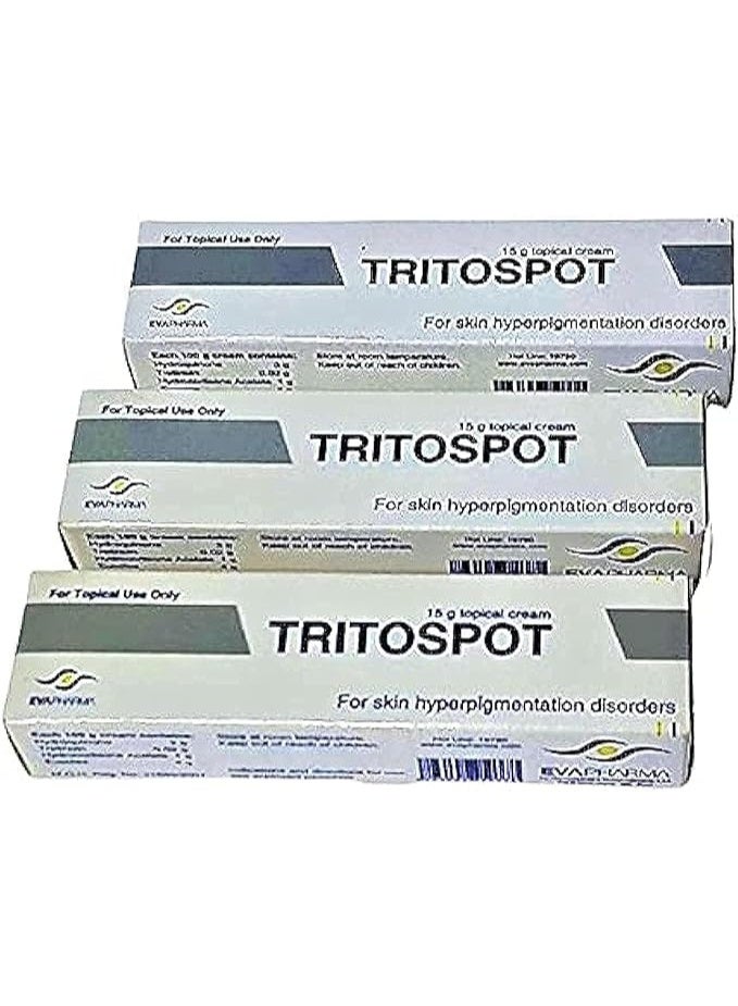 Tritospot Tropical Cream For Hyperpigmentation Problems for Men and Women 3 pcs